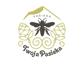 Projekt logo dla firmy PASIEKA  / APIARY | Projektowanie logo